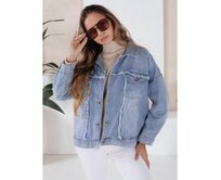 Dámská džínová bunda DENZARIA modrá Modrá, S/M