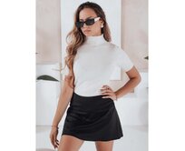 Dámský pruhovaný svetr s krátkými rukávy GIRLGLORY bílý Bílá, Univerzální