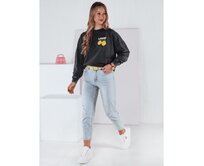 Dámská mikina one size LEMONFIT grafitová Břidlicová, Univerzální