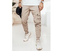 Pánské kalhoty cargo khaki Khaki, M