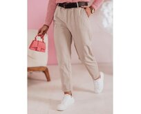 Dámské kalhoty s páskem SOFELIA mokka Karamelová, Univerzální