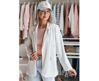 Dámské sako RESIDAL, jedna velikost, oversize, bílá Bílá, Univerzální