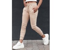 Dámské tepláky FITS béžové Béžová, L