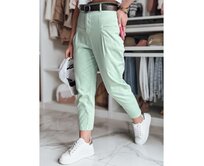 Dámské chino kalhoty CHINOSKA mátové Světle zelená, M