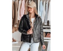 Dámská přechodová prošívaná bunda MARISSIA černá Černá, L