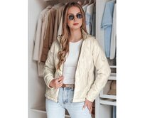 Dámská přechodová bunda oboustranná SYLVIAN bílá Bílá, S