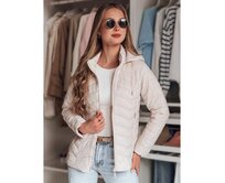 Dámská přechodová prošívaná bunda MODERIS béžová Béžová, S