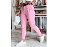 Dámské chino kalhoty s páskem MODELA růžové Růžová, M