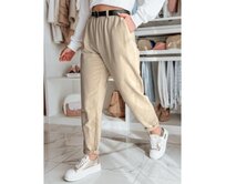 Dámské chino kalhoty s páskem TAILANDI latte Béžová, M