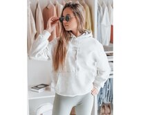 Dámská oversize mikina s kapucí MINMIN LOVE šedá Břidlicová, Univerzální