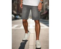 Pánské kraťasy denim look šedé Břidlicová, L