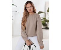 Dámská mikina UZORI béžová Béžová, S