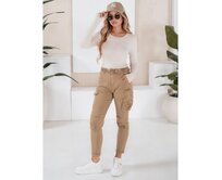 Dámské cargo kalhoty CARGOIF khaki Béžová, S