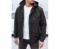 Pánská přechodová bunda, černá Černá, XXL/54