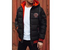 Pánská prošívaná bunda černá TX4805 Černá, 3XL