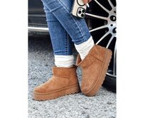 Dámské sněhule BRINETTO camel Karamelová, 36