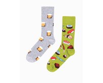 Pánské ponožky LYNETTE mix 2-pack Šedá, 39/42
