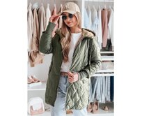 Dámská prošívaná bunda LIVIANA zelená Zelená, S