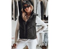 Dámská prošívaná vesta LIKEHUGS černá Černá, L