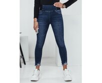 Dámské džínové kalhoty HIGHJEANS námořnická modř Modrá, XS