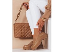 Dámské mokasíny na platformě TORINO khaki Khaki, 36