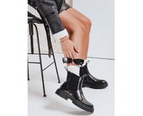 Dámské kotníkové boty LUXIBOOTS na platformě, černé Černá, 36