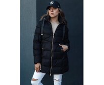 Dámská zimní bunda s kapucí GABRIELLE černá Černá, XL