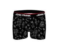 Pánské boxerky John Frank JFBD50-CH-SHINING XMAS Černá, XL