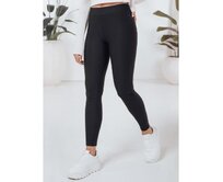 Dámské legíny push up černé Černá, XL
