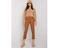 Dámské kalhoty BEVERLY světle hnědé Hnědá, 38