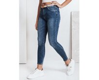 Dámské skinny džíny, modré Modrá, s28
