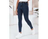 Dámské skinny džíny tmavě modré Modrá, s36