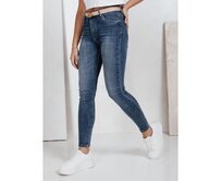 Dámské skinny džíny modré Modrá, s28