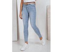 Dámské push up džíny světle modré Světle modrá, S