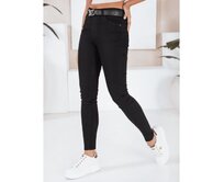 Dámské džíny push up, černé Černá, s34