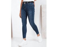 Dámské džíny skinny modré Modrá, s28