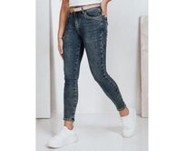 Dámské skinny džíny modré Modrá, s28