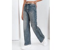 Dámské džíny wide leg modré Modrá, S