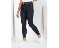 Dámské džíny skinny tmavě modré Námořnická modrá, S
