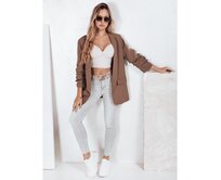 Dámské džíny skinny šedé Světle šedá, s28