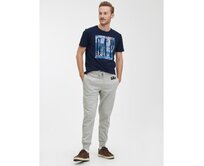 Tepláky GAP logo modern joggers Šedá, XXL