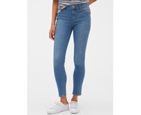 Džíny cropped favorite jegging mid rise Modrá, 24