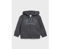 Dětská mikina GAP logo zip Šedá, 2YRS