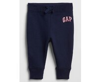 Dětské tepláky fleece GAP logo Modrá, 2YRS