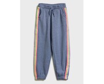 Dětské tepláky GAP logo joggers slouchy Modrá, XS