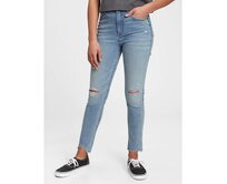 Teen džíny sky high rise skinny ankle Modrá, 8