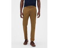 Kalhoty essential khaki skinny fit GapFlex Hnědá, 30X32
