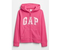 Dětská mikina GAP logo zip Růžová Růžová, XS