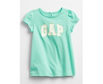 Baby šaty GAP logo Zelená, 0-3M