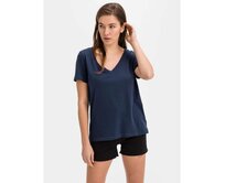 Tričko z organické bavlny Modrá, XS